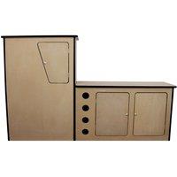 Monstershop MDF Camper Van Kitchen Unit LHD in Terracotta