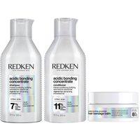 Redken Acidic Bonding Concentrate Shampoo Conditioner Balm in Silver