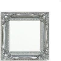 Melody Maison Set Of 4 Ornate Silver Wall Mirrors With Bevelled Glass in Metallic Silver