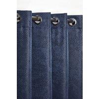 New Edge Blinds Metro Thermal Blackout Eyelet Curtains in Navy | Size: 168 cm width x 229 cm drop