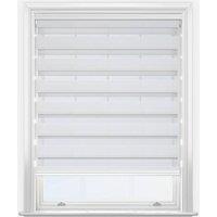 New Edge Blinds Soft White Dimout Day & Night Roller Blind (240cm drop) | Size: 120 cm