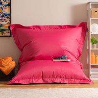 icon Bazaar Bag Navy Blue Giant Indoor Outdoor Bean Bag Lounger in Pink