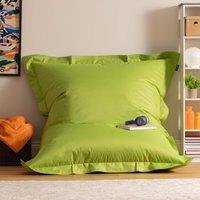 icon Bazaar Bag Navy Blue Giant Indoor Outdoor Bean Bag Lounger in Light Green