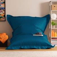 icon Bazaar Bag Navy Blue Giant Indoor Outdoor Bean Bag Lounger in Teal