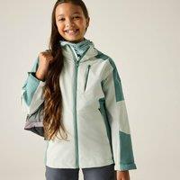 Regatta Calderdale III Hooded Waterproof Jacket in Baby Blue | Size: 15-16 Years