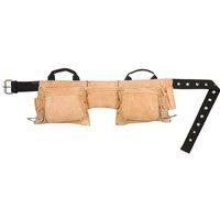 Kuny'S Ap-527x Heavy-duty Leather Work Apron 12 Pocket