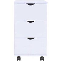 Berkfield Home Drawer Unit 45x33x60 cm White | Size: 45 x 33 x 60 cm