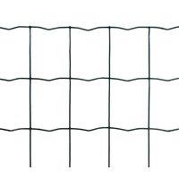 Berkfield Home Euro Fence Steel 10x1.5 m Green