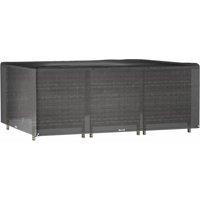 Berkfield Home Garden Furniture Cover 16 Eyelets 278x204x105 cm Rectangular in Black | Size: 278 x 204 x 105 cm