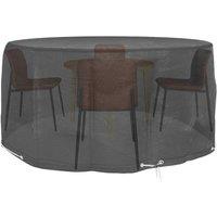 Berkfield Home Garden Furniture Covers 2 pcs 10 Eyelets 230x90 cm Round in Black | Size: 230x90 cm