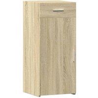 Berkfield Home Sideboard Sonoma Oak 40x42.5x93 cm Engineered Wood in Light Tan