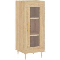 Berkfield Home Sideboard Sonoma Oak 34.5x34x90 cm Engineered Wood in Brown