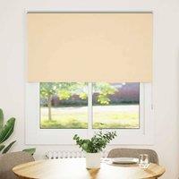 Berkfield Home Roller Blind Blackout Beige 125x130 cm Fabric Width 121.6 cm Polyester