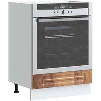 Berkfield Home Oven Cabinet Kalmar Old Wood Engineered Wood in Brown