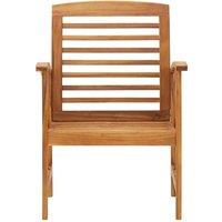Berkfield Home Beautiful Garden Chairs 2 pcs Solid Acacia Wood in Brown