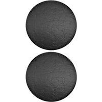 Berkfield Home Durable Garden Furniture Covers 2 pcs 10 Eyelets 230x90 cm Round in Black | Size: 230x90 cm