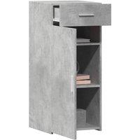 Berkfield Home Sideboard Concrete Grey 40x42.5x93 cm Engineered Wood