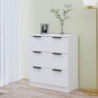 Berkfield Home Sideboard White 60x30x70 cm Engineered Wood | Size: 60 x 30 x 70 cm