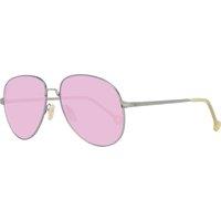 Hally & Son HS004S-61S01 Aviator/Navigator Sunglasses in Silver