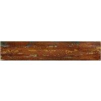 Berkfield Home Table Top 140x20x3.8 cm Rectangular Solid Wood Reclaimed in Brown