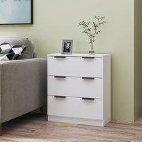 Berkfield Home Sideboard White 60x30x70 cm Engineered Wood | Size: 60 x 30 x 70 cm