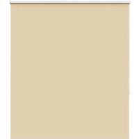 Berkfield Home Roller Blind Blackout Beige 125x130 cm Fabric Width 121.6 cm Polyester