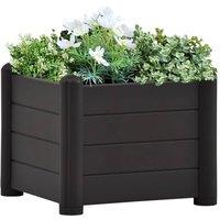 Berkfield Home Garden Raised Bed PP Anthracite 43x43x35 cm in Black | Size: 43 x 43 x 35 cm