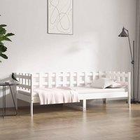Berkfield Home Day Bed White 80x200 cm Solid Wood Pine