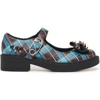 KOI Women's Simulacrums Plaid Mary Janes - Green | Size: 4