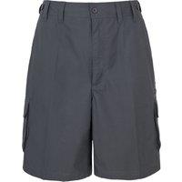 Trespass Men's Gally Water Repellent Hiking Cargo Shorts in Dark Grey | Size: Medium