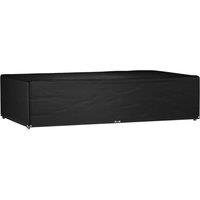 Berkfield Home Garden Furniture Cover 12 Eyelets 315x180x75 cm Rectangular in Black | Size: 315 x 180 x 75 cm