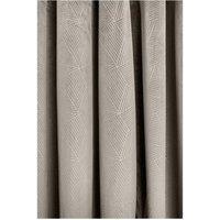 New Edge Blinds Deco Lined Eyelet Geometric Curtains in Natural | Size: 228 cm width x 183 cm drop