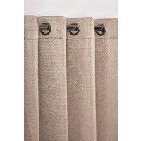 New Edge Blinds Metro Thermal Blackout Eyelet Curtains in Taupe | Size: 168 cm width x 183 cm drop