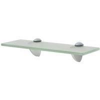 Berkfield Home Floating Shelves 2 pcs Glass 30x10 cm 8 mm in Clear