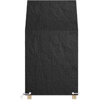 Berkfield Home Garden Chair Covers 2 pcs 8 Eyelets 65x65x80/120 cm Polyethylene in Black