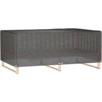 Berkfield Home Garden Furniture Cover 12 Eyelets 227x152x65 cm Rectangular in Black | Size: 227 x 152 x 65 cm