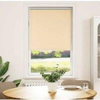 Berkfield Home Roller Blind Blackout Beige 80x130 cm Fabric Width 75.7 cm Polyester