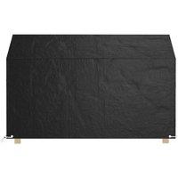 Berkfield Home Durable Garden Bench Cover 8 Eyelets 190x70x70/88 cm Polyethylene in Black