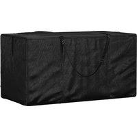 Berkfield Home Garden Cushion Storage Bag Black 150x75x75 cm Polyethylene | Size: 150 x 75 x 75 cm