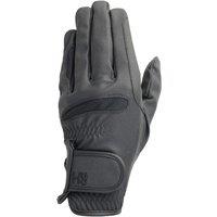 Hy5 Men's Lightweight Leather Riding Gloves in Black | Size: Large