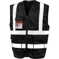 SAFE-GUARD by Result Men's Heavy Duty Security Vest in Black | Size: XL