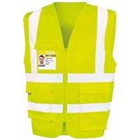 SAFE-GUARD by Result Men's Heavy Duty Security Vest in Yellow | Size: 2XL