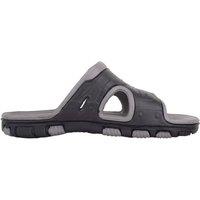 ABSOLUTE FOOTWEAR Men's Mens Easy Slip On Open Toe Summer Breathable Mule Sliders Sandals in Grey | Size: 10