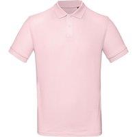 B&C Men's Collection Inspire Polo Shirt in Bright Pink | Size: Medium