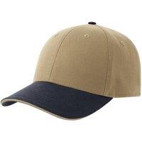 Atlantis Men's Liberty Sandwich 6 Panel Cap in Light Khaki