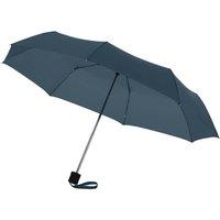 Bullet Men's 21.5in Ida 3-Section Umbrella One Size in Blue