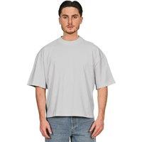 Casual Classics Men's Combed Ringspun Cotton Boxy Oversized T-Shirt in Light Grey | Size: Large