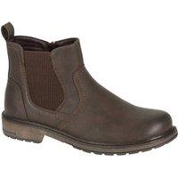 Route 21 Men's Chelsea Boots in Dark Brown | Size: 12