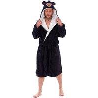 Keanu Men's Gorilla Head Fleece Dressing Gown in Navy | Size: Large/XL