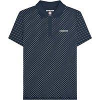 Lambretta Men's Polka Dot Big & Tall Polo Shirt in Navy | Size: 3XL